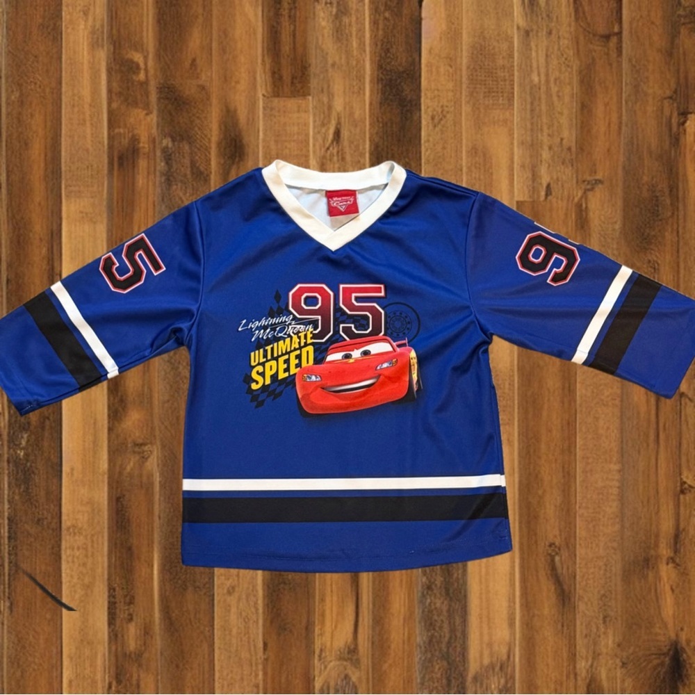Disney Pixar Cars Lightning McQueen Ultimate Speed Jersey Top – XS